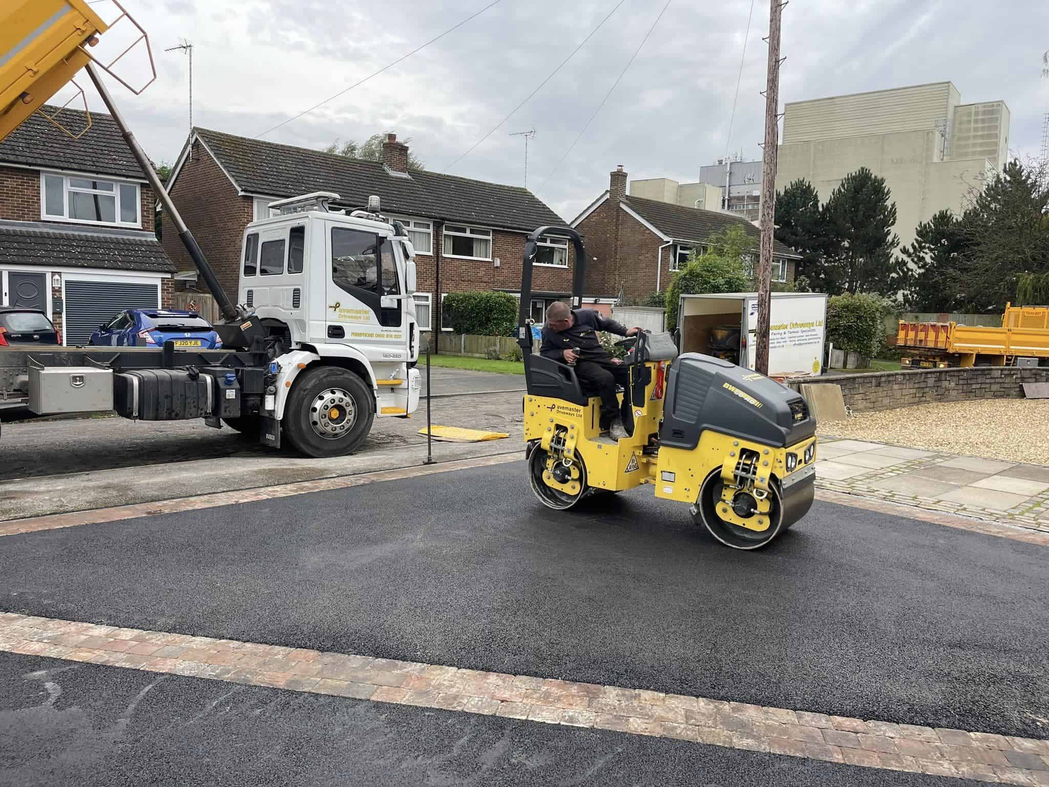laying tarmac