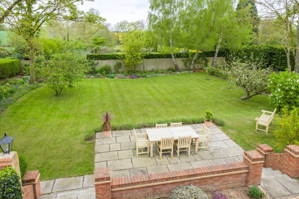 Large garden