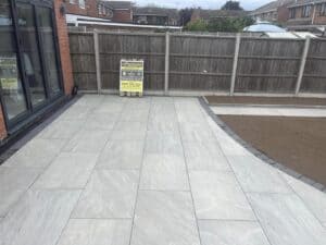 back patio install