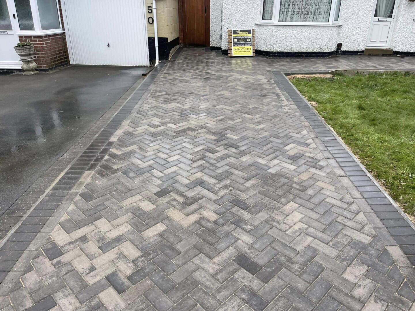 Silver Haze Block Paving